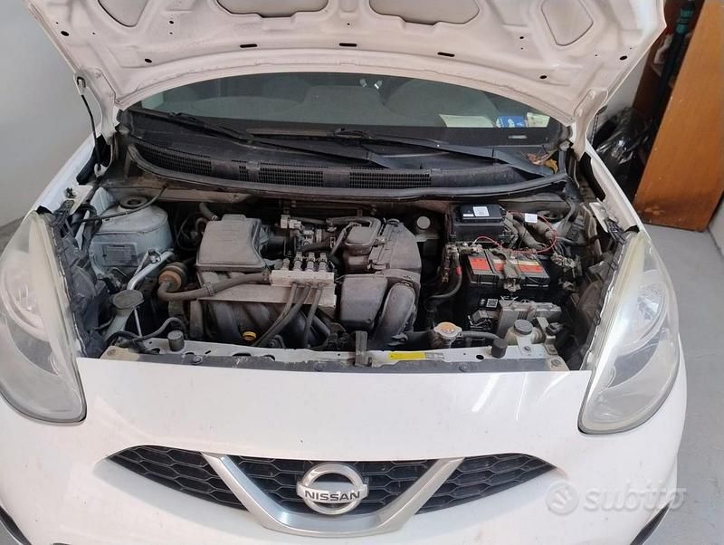 Usata Nissan Micra Acenta 80 CV (58 kW) 2016 Bianco Utilitaria