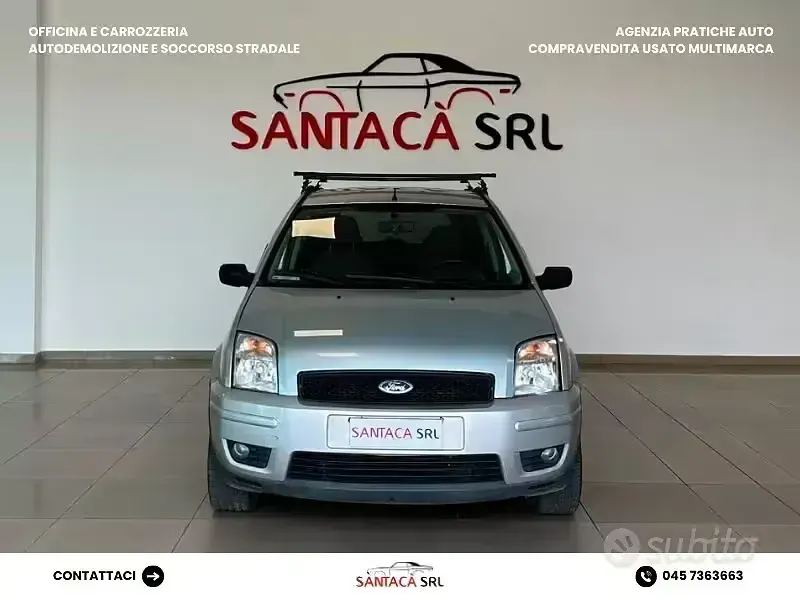 Usata Ford Fusion 68 CV (50 kW) 2004 Grigio Utilitaria