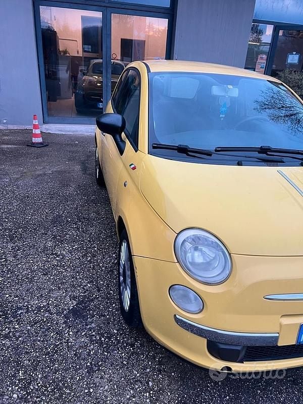 Usata Fiat 500 Pop 69 CV (50 kW) 2008 Giallo Berlina