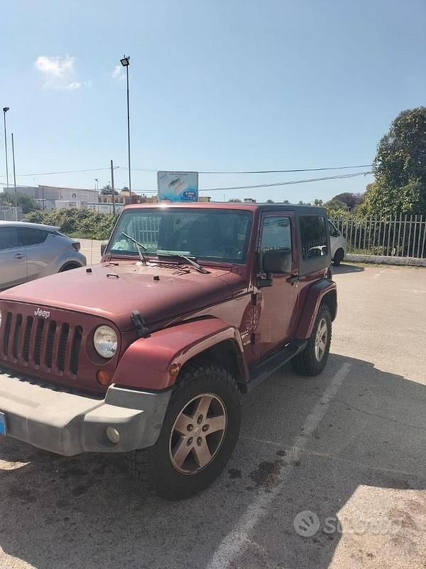 Usata Jeep Wrangler Sahara 177 CV (130 kW) 2009 Rosso SUV