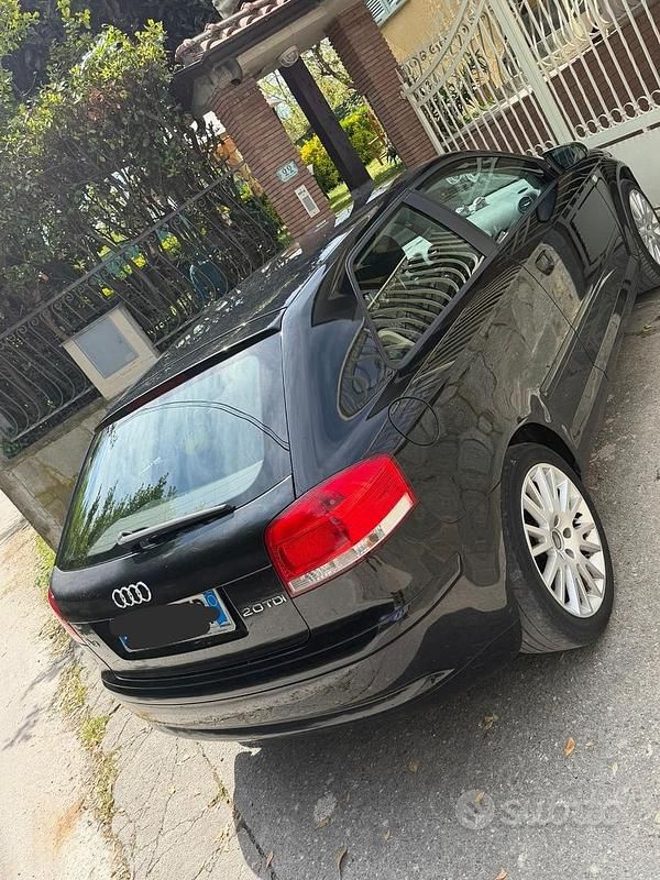 Usata Audi A3 140 CV (102 kW) 2008 Nero Utilitaria