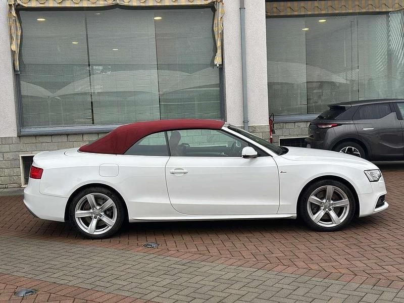 Usata Audi A5 Cabriolet S-Line 245 CV (180 kW) 2016 Bianco Cabrio