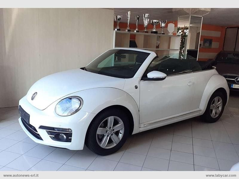 Bianco Usata 2018 VW Maggiolino Design Cabrio | 21.500 € (Buon prezzo) - Immagine 1/4