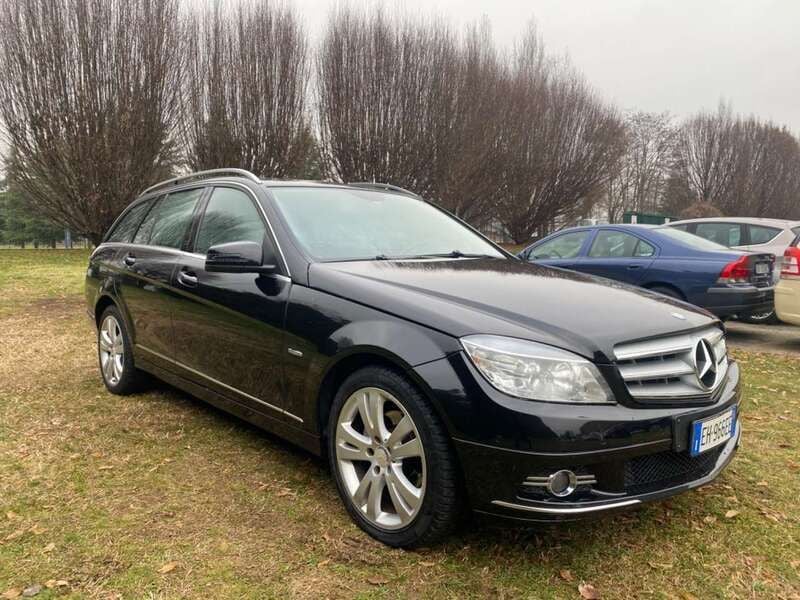 Usata Mercedes C180 Avantgarde 156 CV (114 kW) 2011 Nero Station wagon