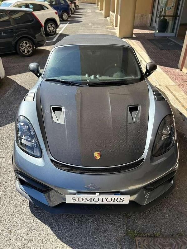 Nuova Porsche 718 Spyder 608 CV (447 kW) 2025 Grigio Cabrio