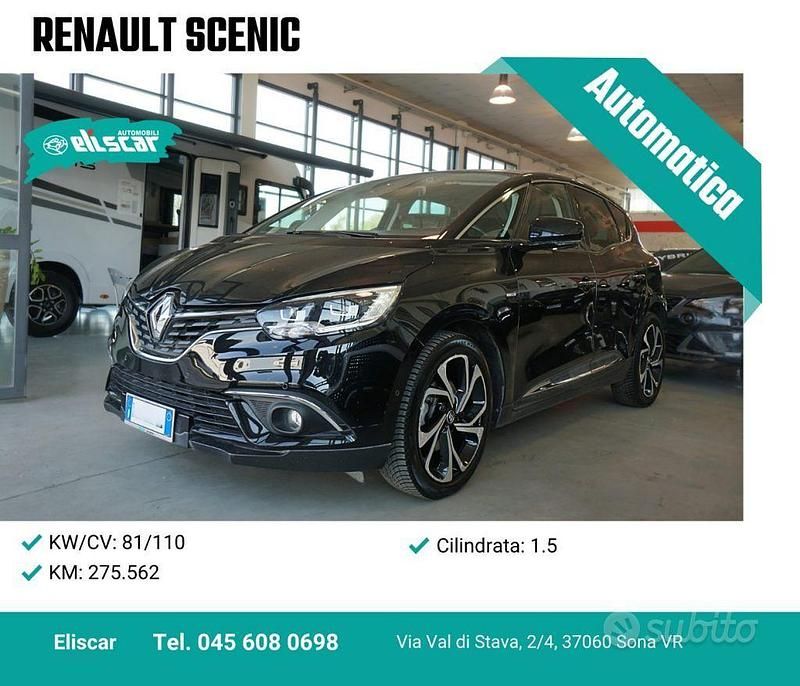 Usata Renault Scénic IV Intens 110 CV (80 kW) 2017 Nero Monovolume