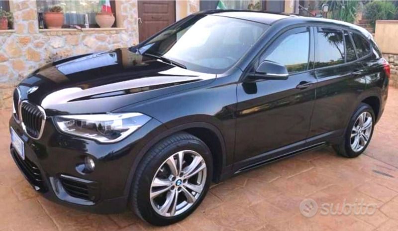 Usata BMW X1 Sport Line 150 CV (110 kW) 2016 Nero SUV