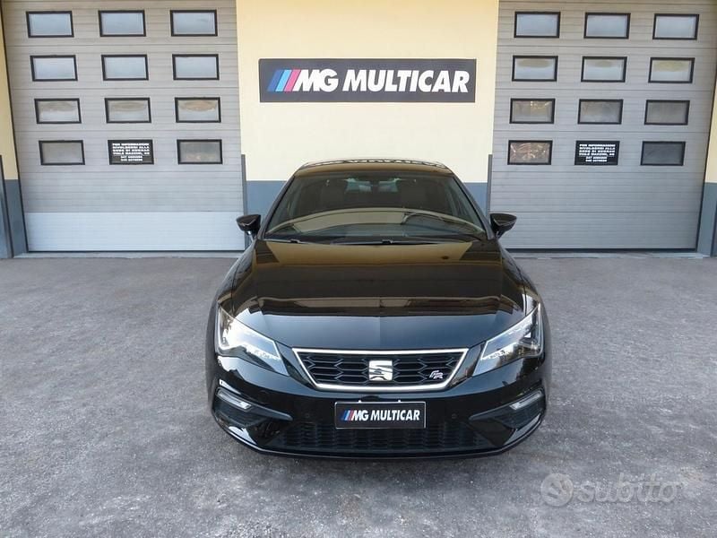 Usata Seat Leon FR 150 CV (110 kW) 2018 Nero Berlina
