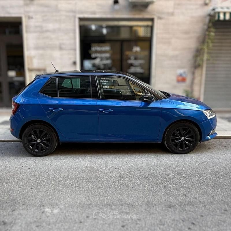 Usata Skoda Fabia 60 CV (44 kW) 2020 Blu Berlina