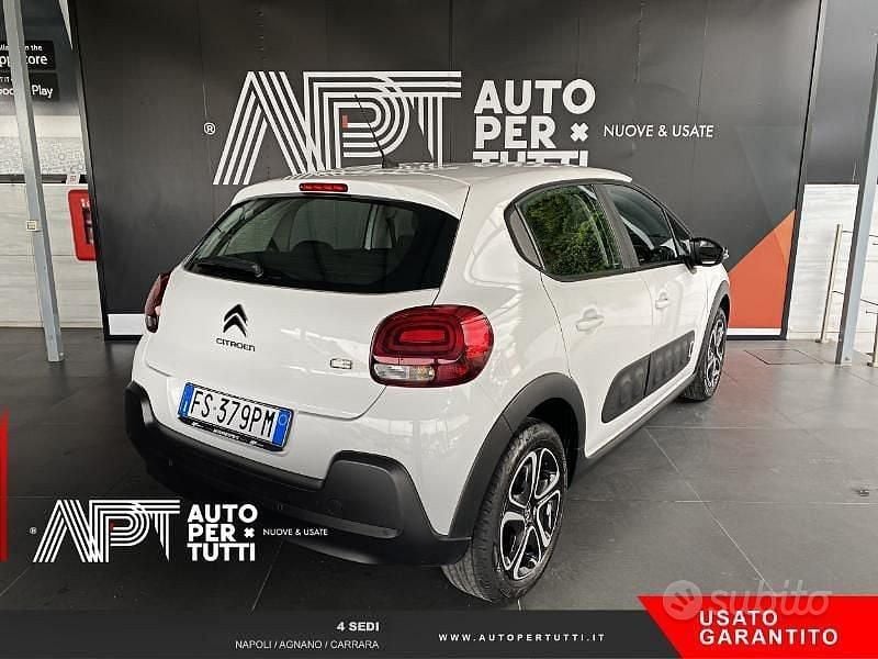Gebraucht Citroën C3 Feel 83 PS (61 kW) 2018 Weiß Kleinwagen