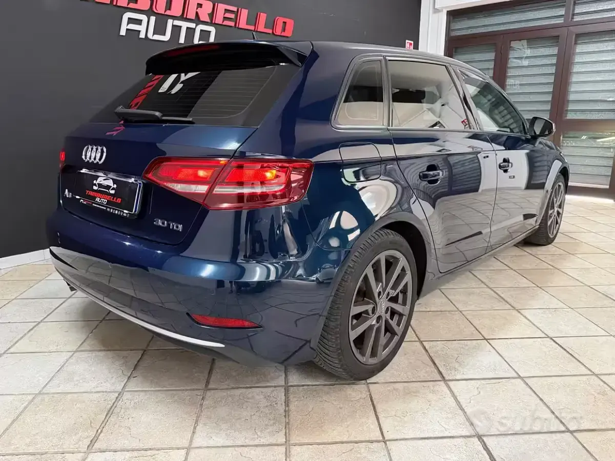 Usata Audi A3 Admired 116 CV (85 kW) 2019 Bluazzurro Berlina