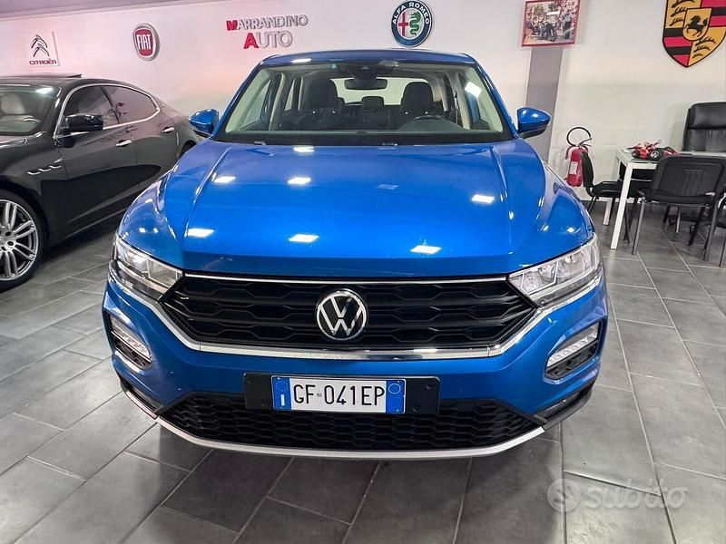 Usata VW T-Roc Sport 150 CV (110 kW) 2021 Blu SUV