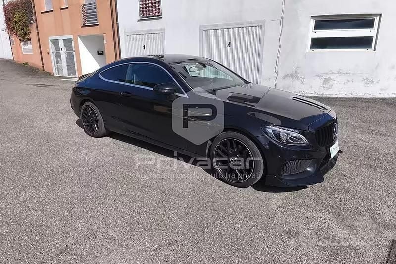 Usata Mercedes C220 Premium 170 CV (125 kW) 2015 Nero Coupé