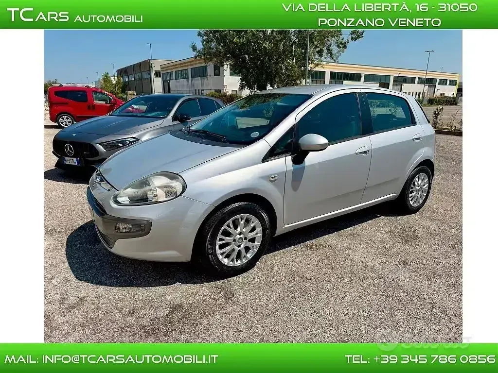 Usata Fiat Punto Evo 95 CV (69 kW) 2011 Argento Utilitaria