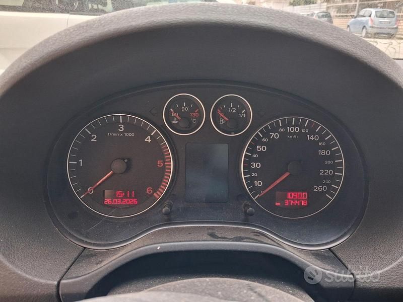 Usata Audi A3 Ambition 140 CV (102 kW) 2004 Nero Utilitaria