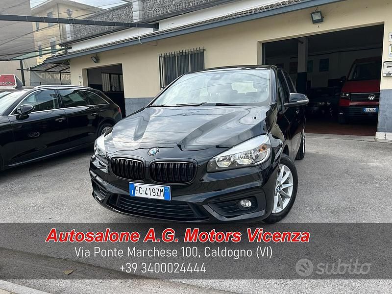 Usata BMW 218 Active Tourer Advantage 150 CV (110 kW) 2016 Nero Monovolume