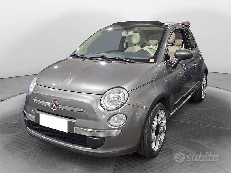 Usata Fiat 500C Lounge 69 CV (50 kW) 2015 Grigio Cabrio