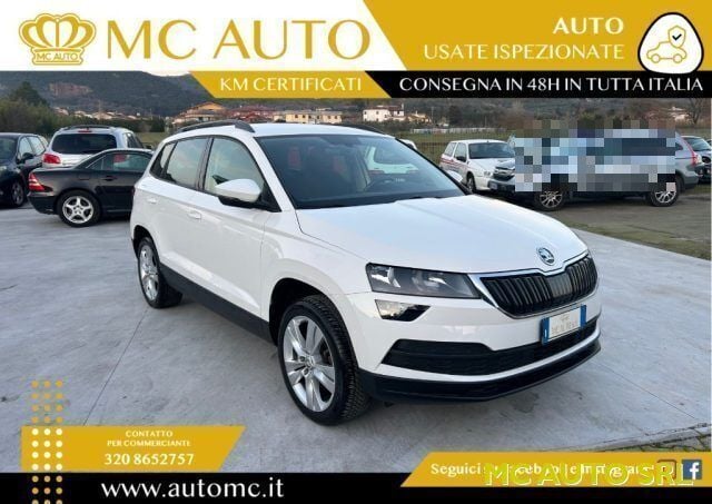 Usata Skoda Karoq Style 116 CV (85 kW) 2018 Bianco SUV