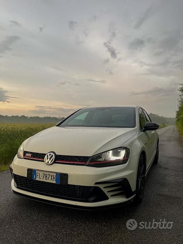 Usata VW Golf VII GTI Clubsport 265 CV (194 kW) 2017 Bianco Berlina