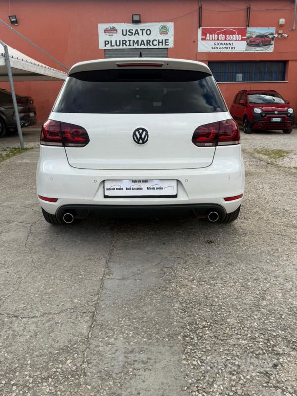 Usata VW Golf VI GT 140 CV (102 kW) 2011 Bianco Utilitaria