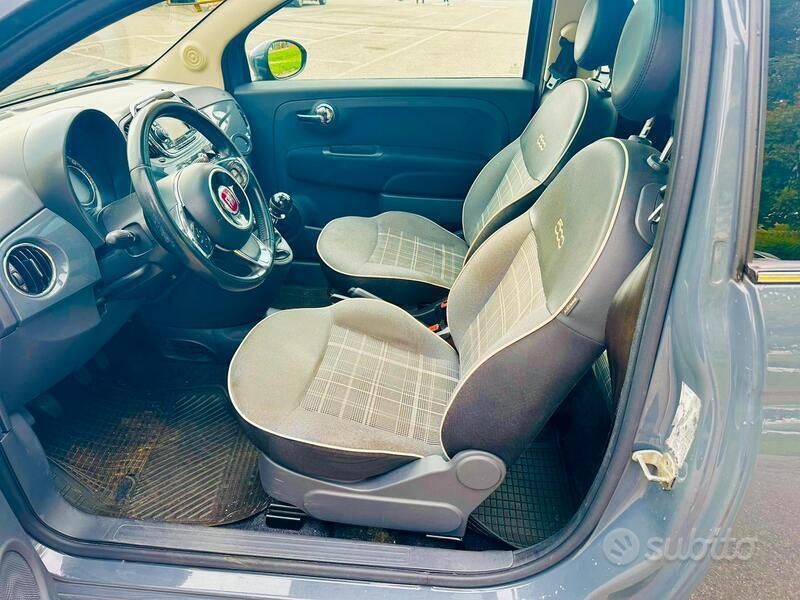 Usata Fiat 500 69 CV (50 kW) 2016 Grigio Utilitaria