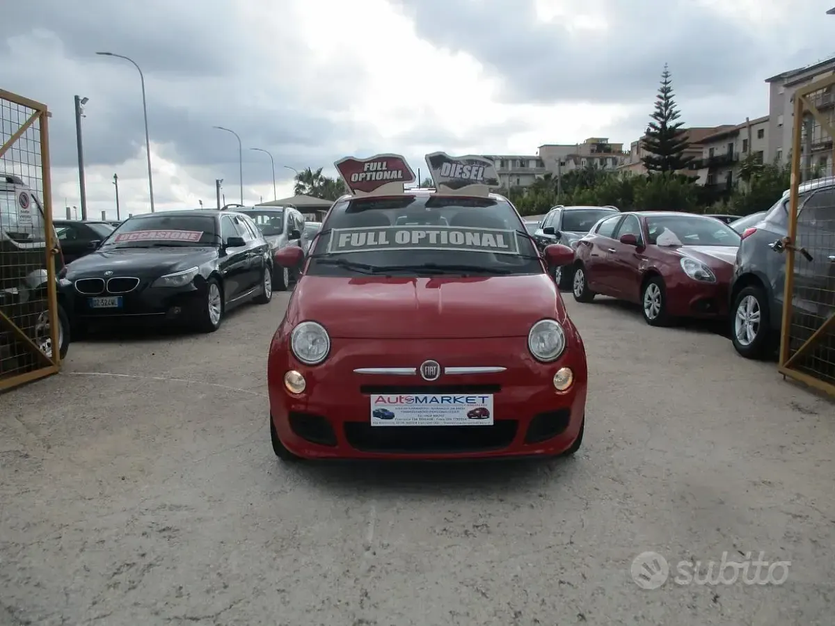 Usata Fiat 500 Sport 95 CV (69 kW) 2014 Rosso Berlina