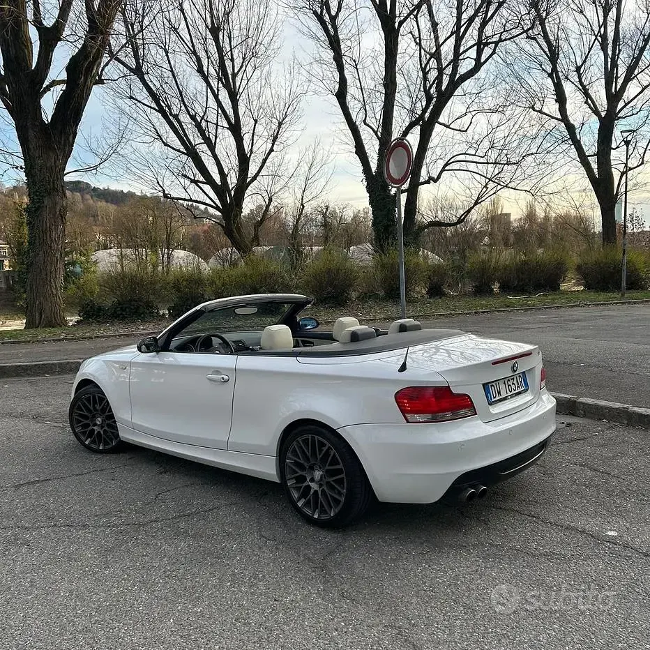 Usata BMW 120 Cabriolet 177 CV (130 kW) 2009 Bianco Cabrio