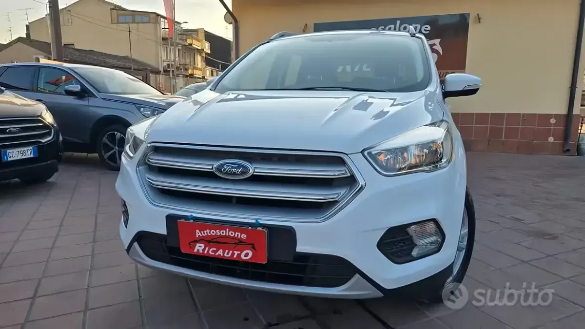 Usata Ford Kuga Titanium 120 CV (88 kW) 2017 Bianco SUV