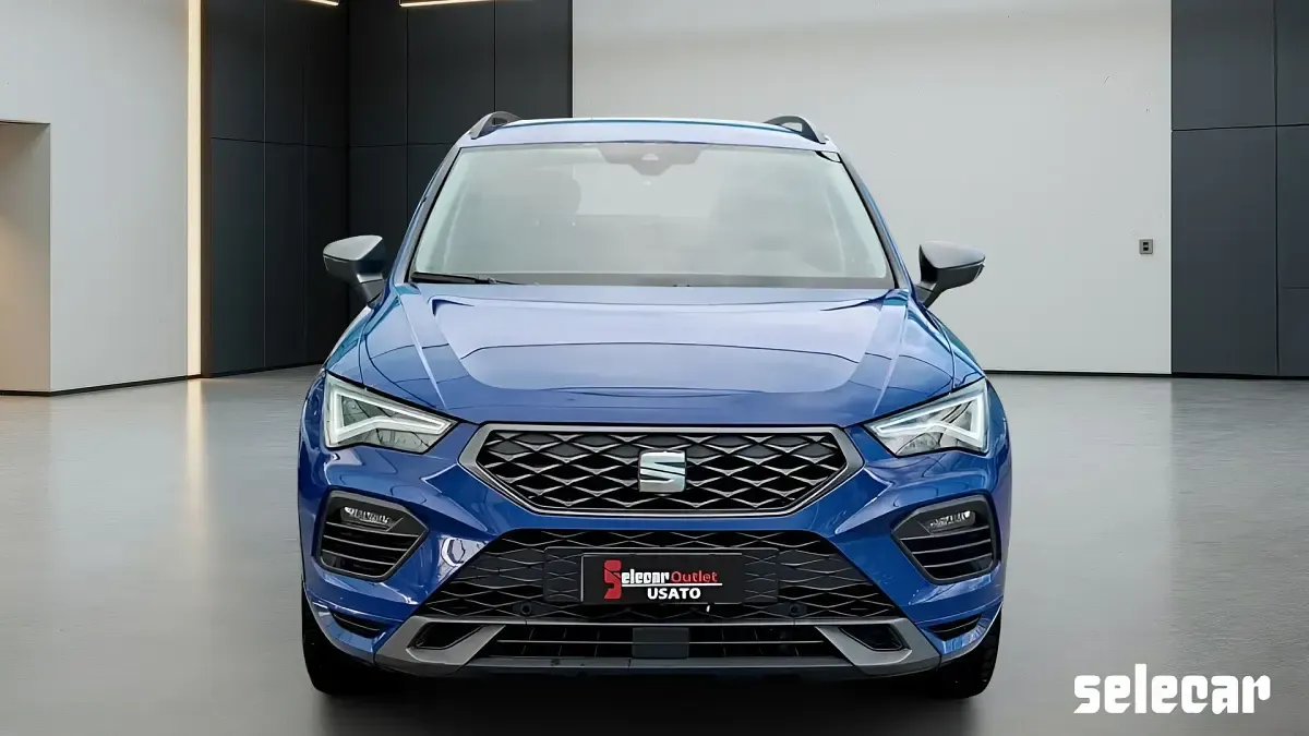 Usata Seat Ateca FR 150 CV (110 kW) 2022 Blu elettrico SUV