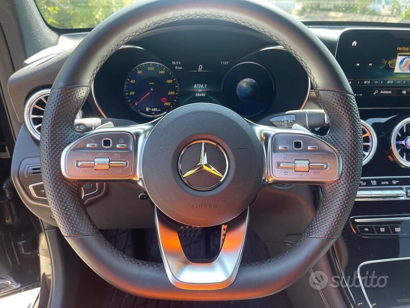 Usata Mercedes GLC220 163 CV (119 kW) 2020 Nero Coupé