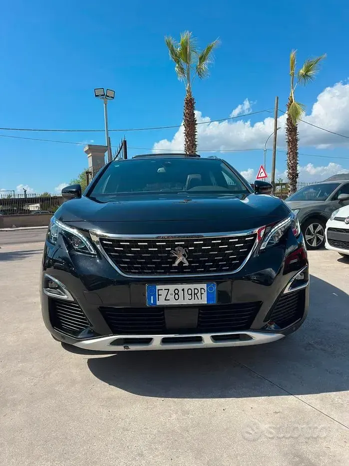 Usata Peugeot 3008 GT-line 131 CV (96 kW) 2019 Nero SUV