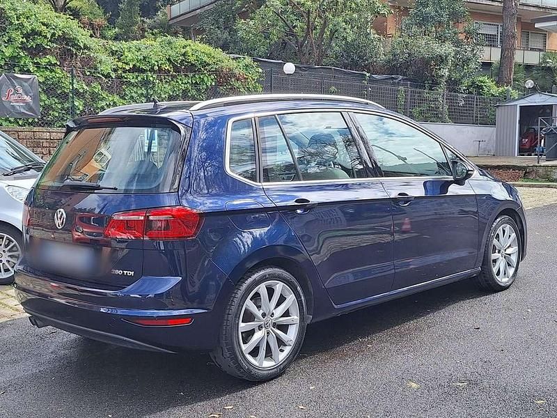 Usata VW Golf Sportsvan Highline 150 CV (110 kW) 2017 Blu/azzurro Monovolume