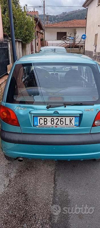 Usata Chevrolet Matiz 2004 Blu Utilitaria