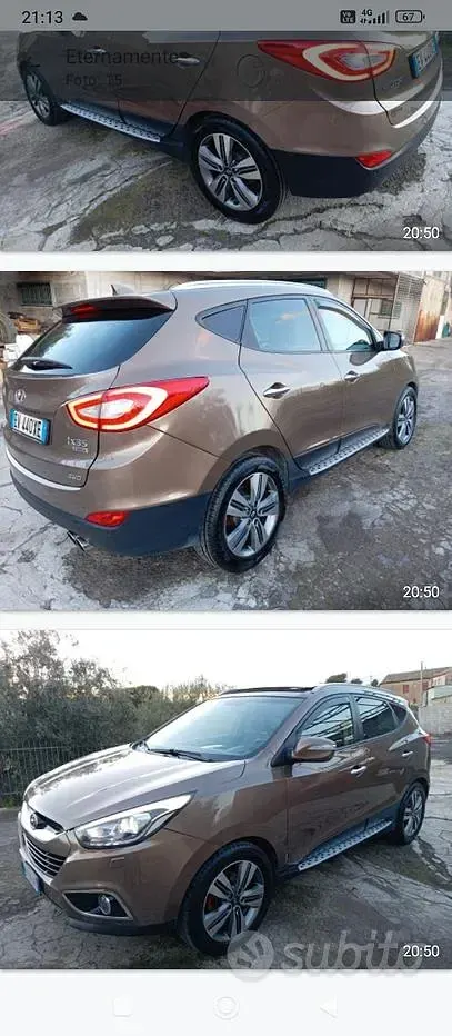 Usata Hyundai ix35 163 CV (119 kW) 2014 Marrone SUV