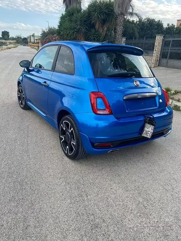 Usata Fiat 500 S 69 CV (50 kW) 2018 Bluazzurro Berlina