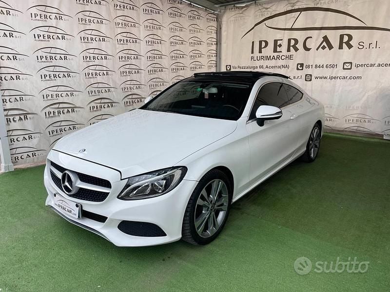 Bianco Usata 2016 Mercedes C220 Premium Coupé | 15.900 € (Buon prezzo) - Immagine 1/4