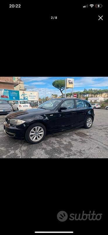 Usata BMW 116 2009 Nero Utilitaria