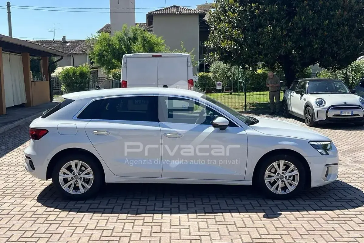 Usata Audi A3 Sportback Advanced 150 CV (110 kW) 2023 Bianco Utilitaria