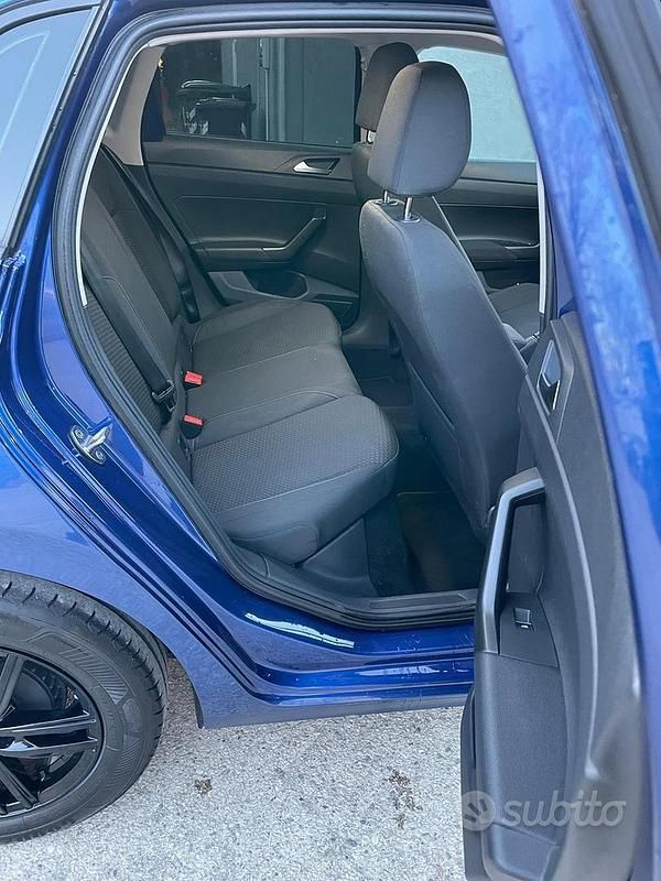 Usata VW Polo 95 CV (69 kW) 2018 Blu Berlina