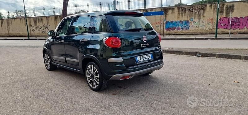 Usata Fiat 500L Cross 95 CV (69 kW) 2019 Verde Monovolume