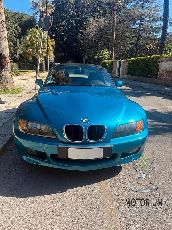 Usata BMW Z3 Efficient Dynamics 140 CV (102 kW) 1998 Blu Cabrio