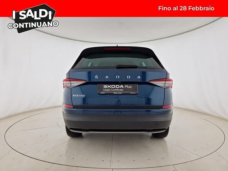 Usata Skoda Kodiaq Executive 150 CV (110 kW) 2022 Blu lava metallizzato SUV