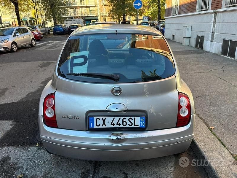 Usata Nissan Micra Acenta 2006 Grigio Berlina