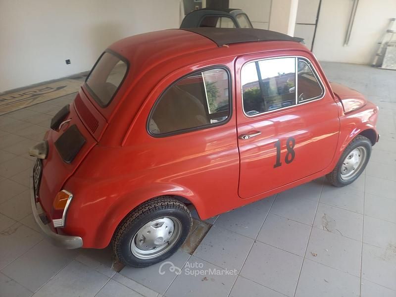 Usata Fiat 500 19 CV (13 kW) 1975 Arancione Cabrio