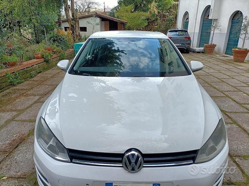 Usata VW Golf VII 90 CV (66 kW) 2016 Bianco Berlina
