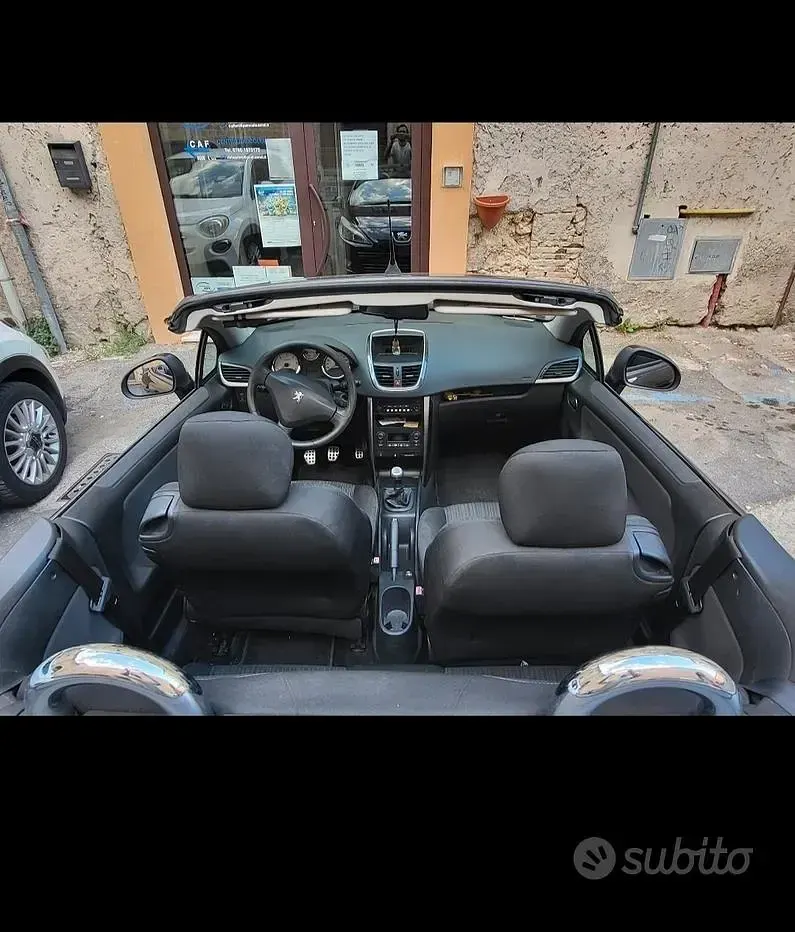 Usata Peugeot 207 CC 110 CV (80 kW) 2010 Nero Cabrio