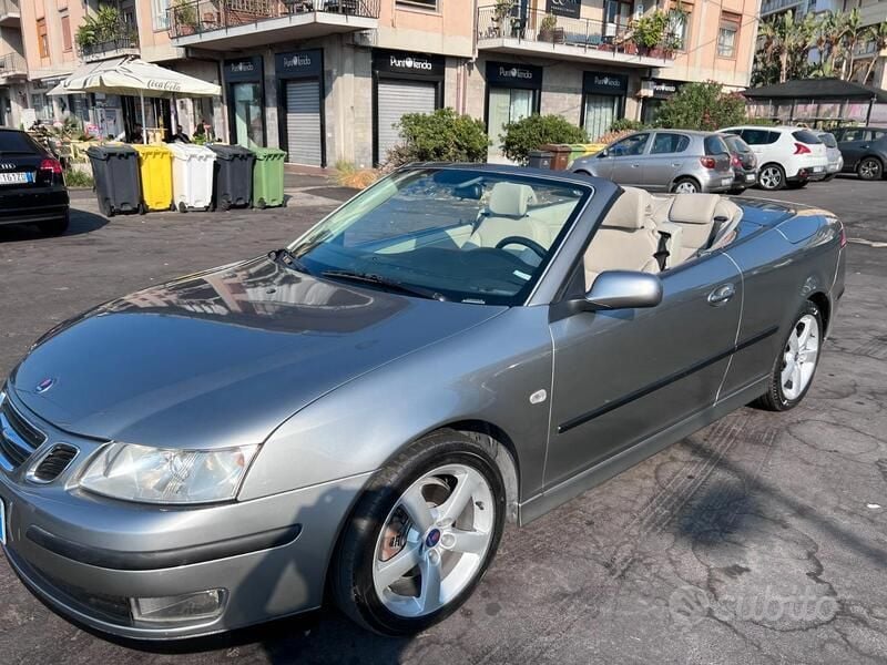Usata Saab 9-3 Cabriolet 150 CV (110 kW) 2007 Grigio Cabrio
