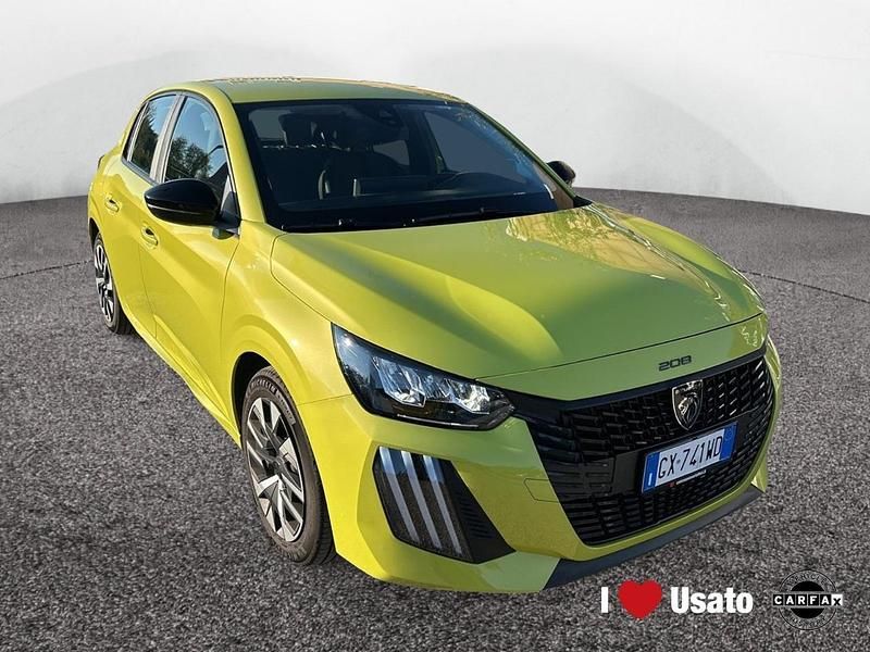 Usata Peugeot 208 Style 75 CV (55 kW) 2024 Giallo Utilitaria