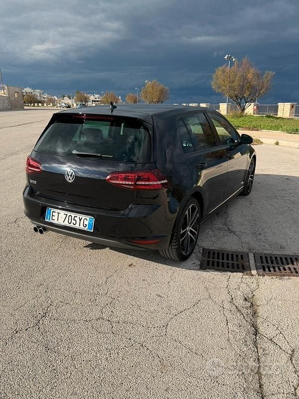Usata VW Golf VII GTD 184 CV (135 kW) 2014 Nero Berlina