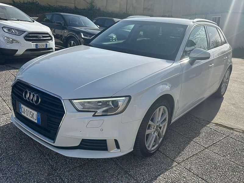Usata Audi A3 Sport 116 CV (85 kW) 2019 Bianco Berlina